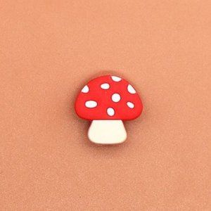 Mini Mushroom Croc Shoe Charm 1 Piece